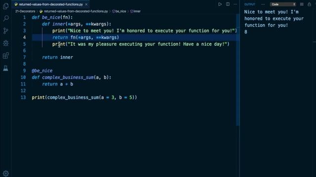 Python Programming Tutorial # 166 | How to Return Values from Decorated Function in Python смотреть онлайн