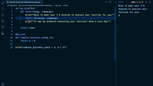 Python Programming Tutorial # 166 | How to Return Values from Decorated Function in Python