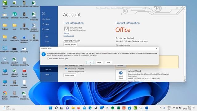 How to convert PDF file to Word document on Windows 11, in SUPER EASY! way #pdftowordconverter смотреть онлайн