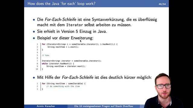 Java - Die 10 meistgesehenen Fragen auf Stack Overflow (10/10) смотреть онлайн
