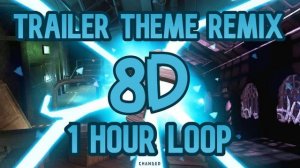 Trailer Theme Remix 1 Hour Loop (8D Audio) | Roblox Doors