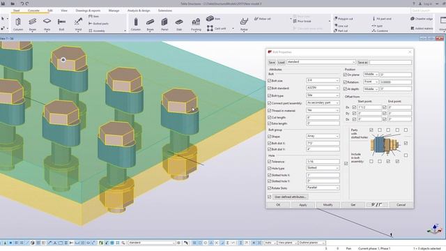 Bolting Tips in Tekla Structures - Part 2 смотреть онлайн