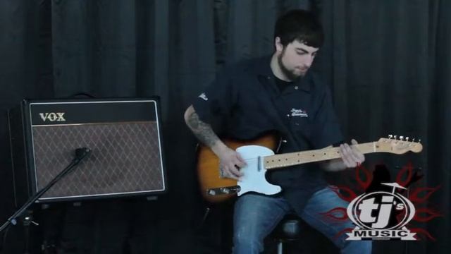 TJ's Music Demos: Fender American Vintage '58 Telecaster Electric Guitar 2-Tone Sunburst Maple Neck смотреть онлайн