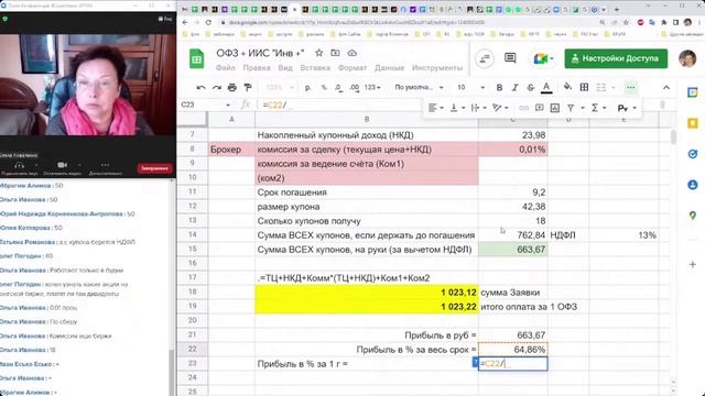 расчет доходности облигаций смотреть онлайн