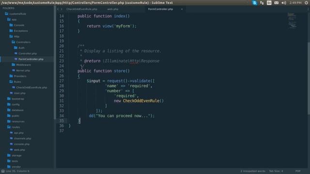 Laravel Custom Validation Rule Example смотреть онлайн