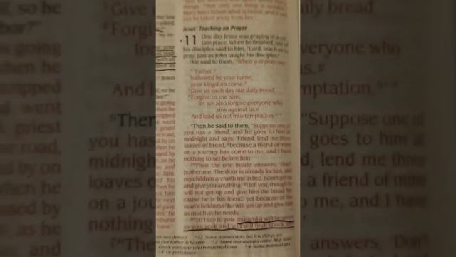 The Difference Between The NIV And The KJV: Luke 11:2-4