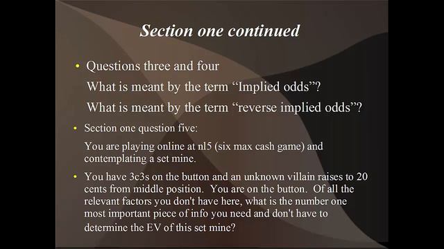 NLH QUIZ смотреть онлайн