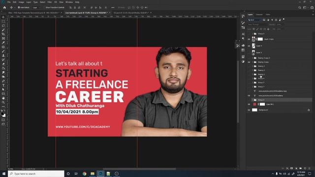 Adobe Photoshop From Beginner To Master 03 | Hidden Features In Layer Panel | Sinhala Tutorial