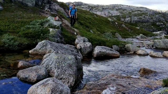 Lysefjord, Norway пешком. Похождение по Норвегии.