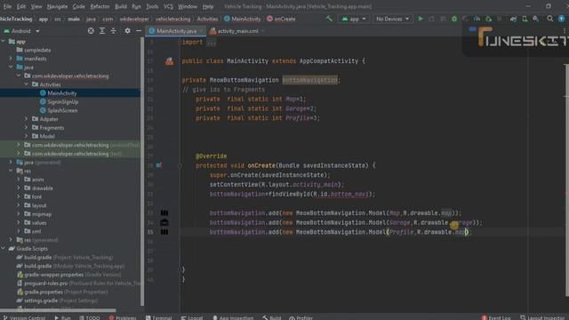 Meow Bottom Navigation With Fragments in android studio Java смотреть онлайн
