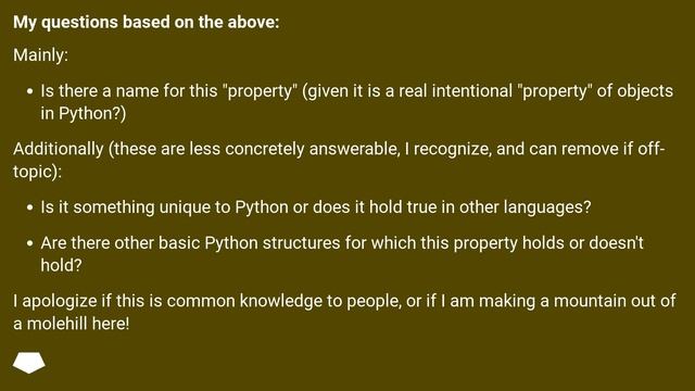 Is there a name for the property of Python objects to have a console representation equivalent to t смотреть онлайн