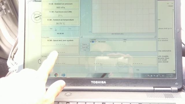 Fuel Evap leakage test | Volvo VIDA смотреть онлайн