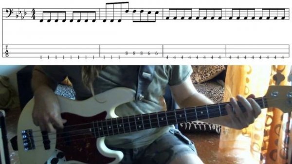 The Police Every breath you take - bass cover with TAB by Roberto Fasciani