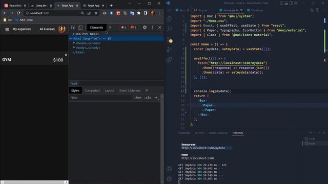Material UI Full Course #28 - json-server Get Data смотреть онлайн