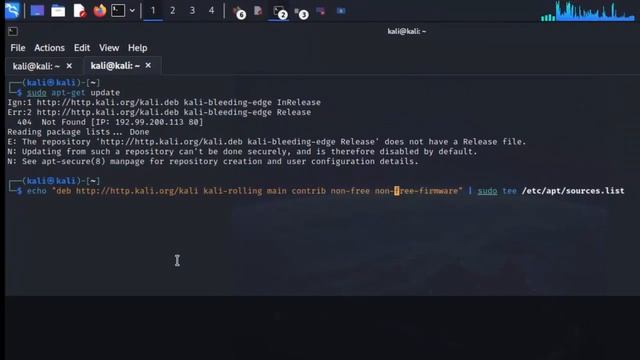 Kali Linux - Fixing apt-get update 404 Error #cybersecurity смотреть онлайн