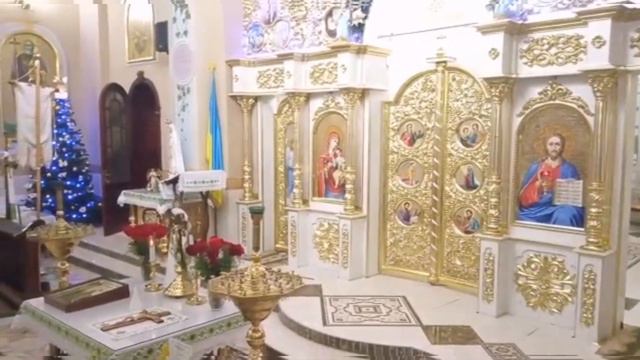 Привітання з Різдвом 2021 р. Церква святого Василія Великого смт Козова смотреть онлайн