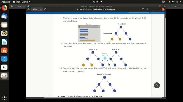 Virtual Dom Vs Real Dom in React Js смотреть онлайн