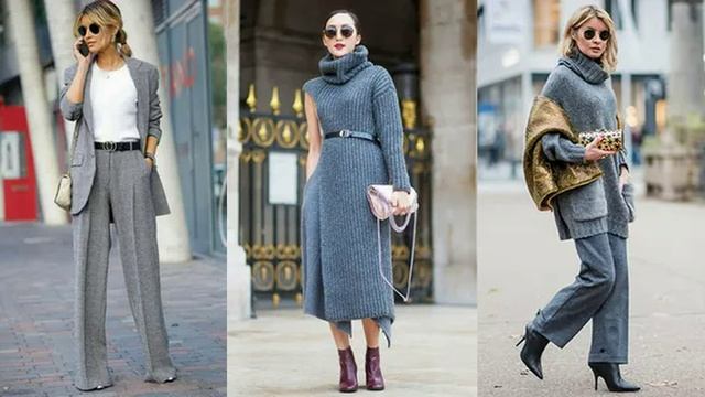 ШИКАРНЫЙ АУТФИТ В СЕРОМ ЦВЕТЕ ?100 ОТТЕНКОВ СЕРОГО?