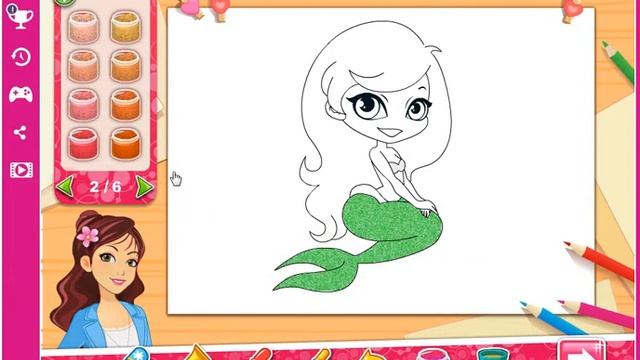 4 ч.//ФЛЕШ ИГРЫ//ИСКУССТВО БЕТСИ: ПЕСЧАНОЕ РИСОВАНИЕ смотреть онлайн