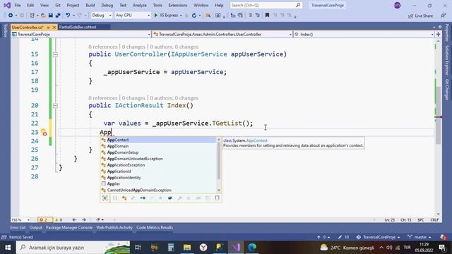 #55 Traversal Rezervasyon Asp.Net Core 5.0 Mini Proje App User İşlemleri смотреть онлайн