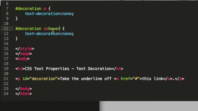 How To Use CSS text-decoration смотреть онлайн