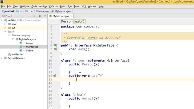 Java Interface concepts смотреть онлайн