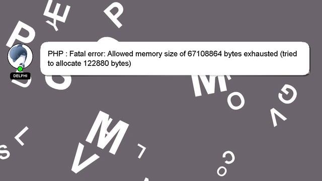 PHP : Fatal error: Allowed memory size of 67108864 bytes exhausted (tried to allocate 122880 bytes) смотреть онлайн