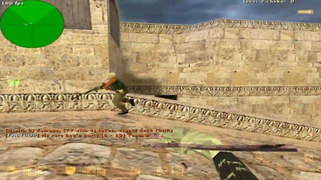 Xtample учит играть на карте De_dust2 в 2022 году на Fastcup.net кс 1.6