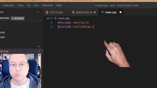 Getting started with AVR and platformio смотреть онлайн