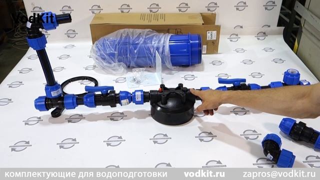 Монтаж фильтра Big Blue на ПНД для обвязки смотреть онлайн