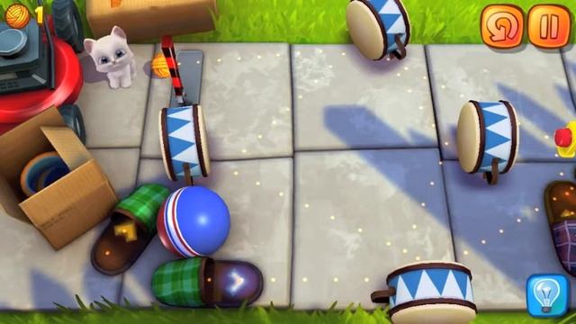 Wake the Cat Yard Level 5-6 3 stars Walkthrough смотреть онлайн