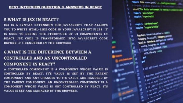 Top React interview Questions & Answers | Part 1