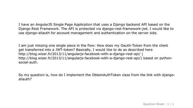 Django : Django-allauth, JWT, Oauth смотреть онлайн