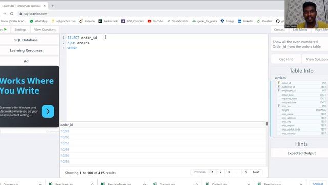 SQL Beginners (North wind data set Easy-5) смотреть онлайн