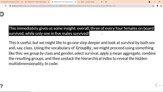 IDS - [2021_10_05][Week 05] - Data Preprocessing 04-03 смотреть онлайн