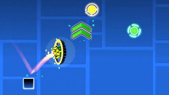 A level that does not contain any decoration, only simple blocks, portals, jump orbs, and speed c.. смотреть онлайн