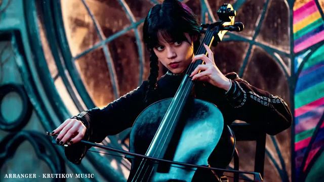 Wednesday Playing Cello Theme | Paint It Black - The Rolling Stones смотреть онлайн