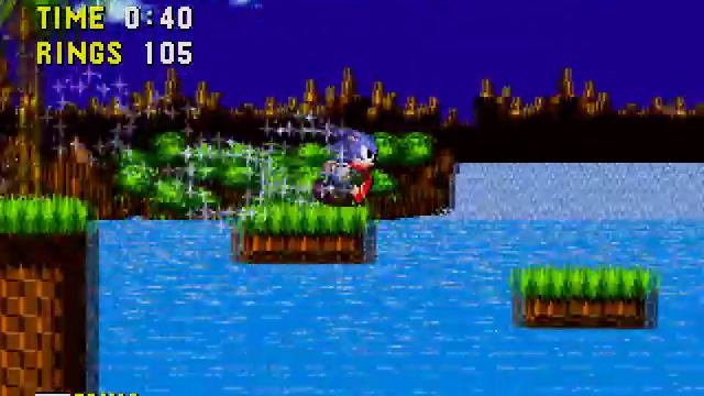 Sonic the Hedgehog 100% - Green Hill Zone, Act 1 смотреть онлайн