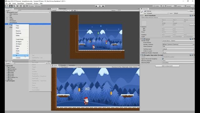 Unity 2D Collecting Coins Tutorial смотреть онлайн