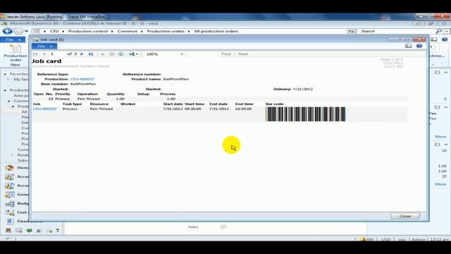 AX2012 - Create a Simple Production Order смотреть онлайн