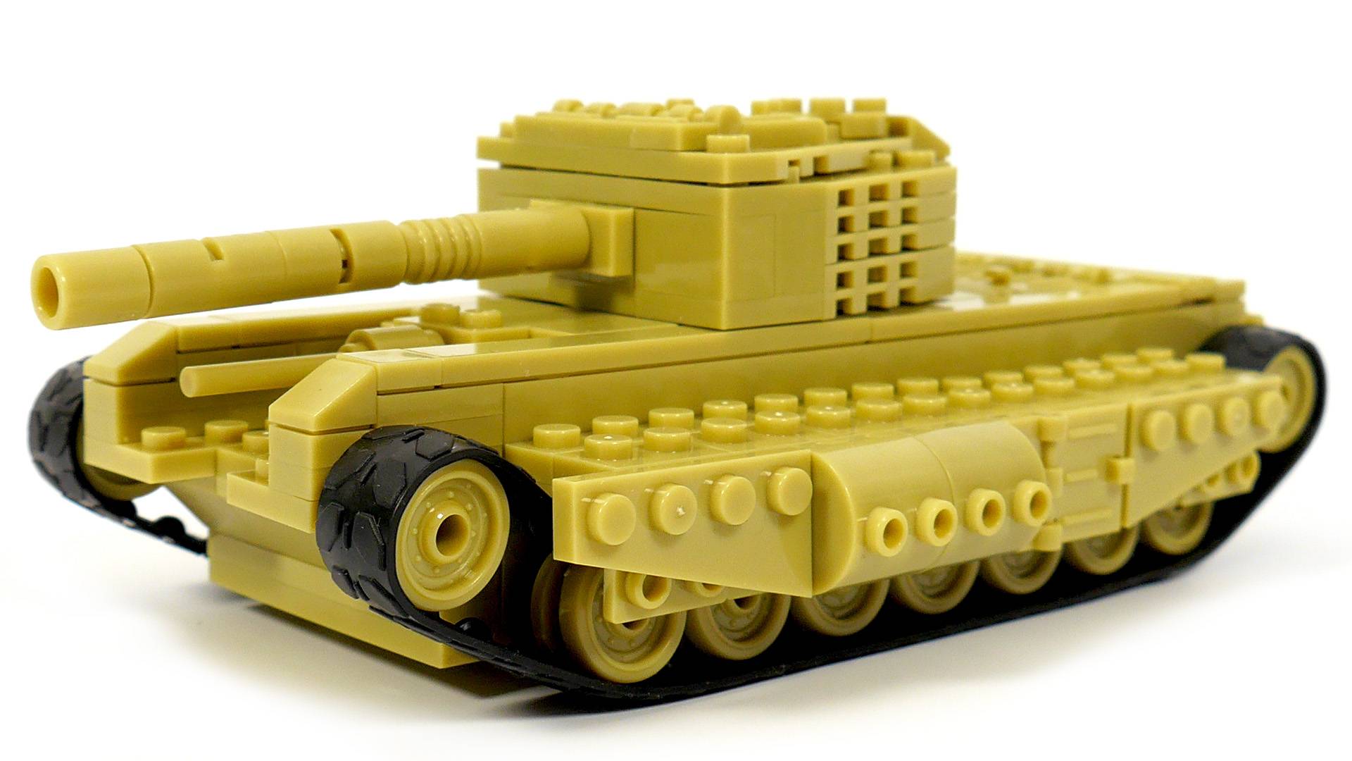 Собираем танк Черчиль 1  из LEGO - конструктор Zormaer World Of Tanks 65221 Churchill 1