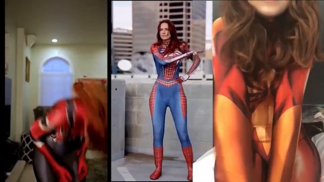 Spider-woman Tik Tok compilation, Cosplay смотреть онлайн