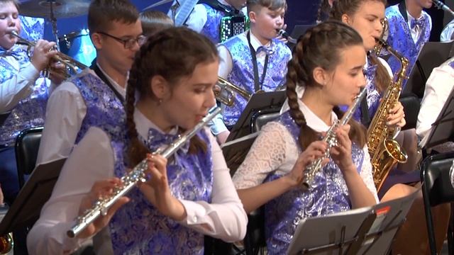акция "# ПОБЕДНЫЙ МАРШ" Образцовый эстрадно-духовой оркестр ДШИ Смидович, ЕАО. смотреть онлайн