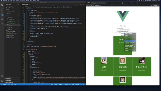 Using methods with v-on in Vue смотреть онлайн