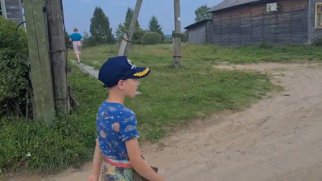 ПОЕХАЛИ НА РОДИНУ // Купаемся на речке // ДЕРЕВЕНСКАЯ ЖИЗНЬ // Архангельская область смотреть онлайн