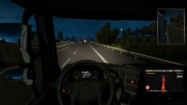 Euro Truck Simulator 2+DLC Scandinavia. Едем в Linkeping. смотреть онлайн