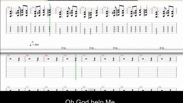 Tablatura One-Metallica