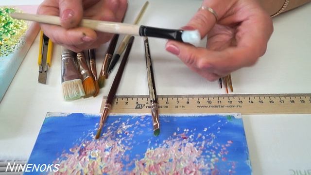 Основной НАБОР КИСТЕЙ для РИСОВАНИЯ. Какие кисти купить начинающему художнику смотреть онлайн