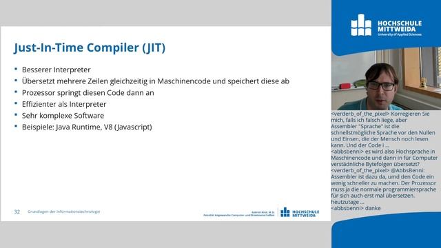 Grundlagen IT: Prozessoren & Maschinencode (Vorlesung 5) смотреть онлайн