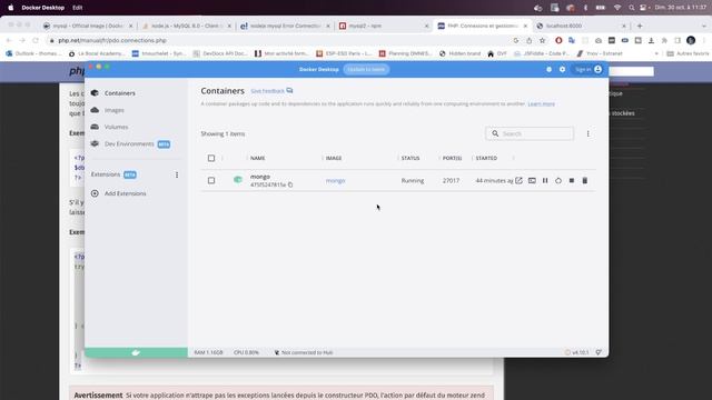 Docker et base de données смотреть онлайн